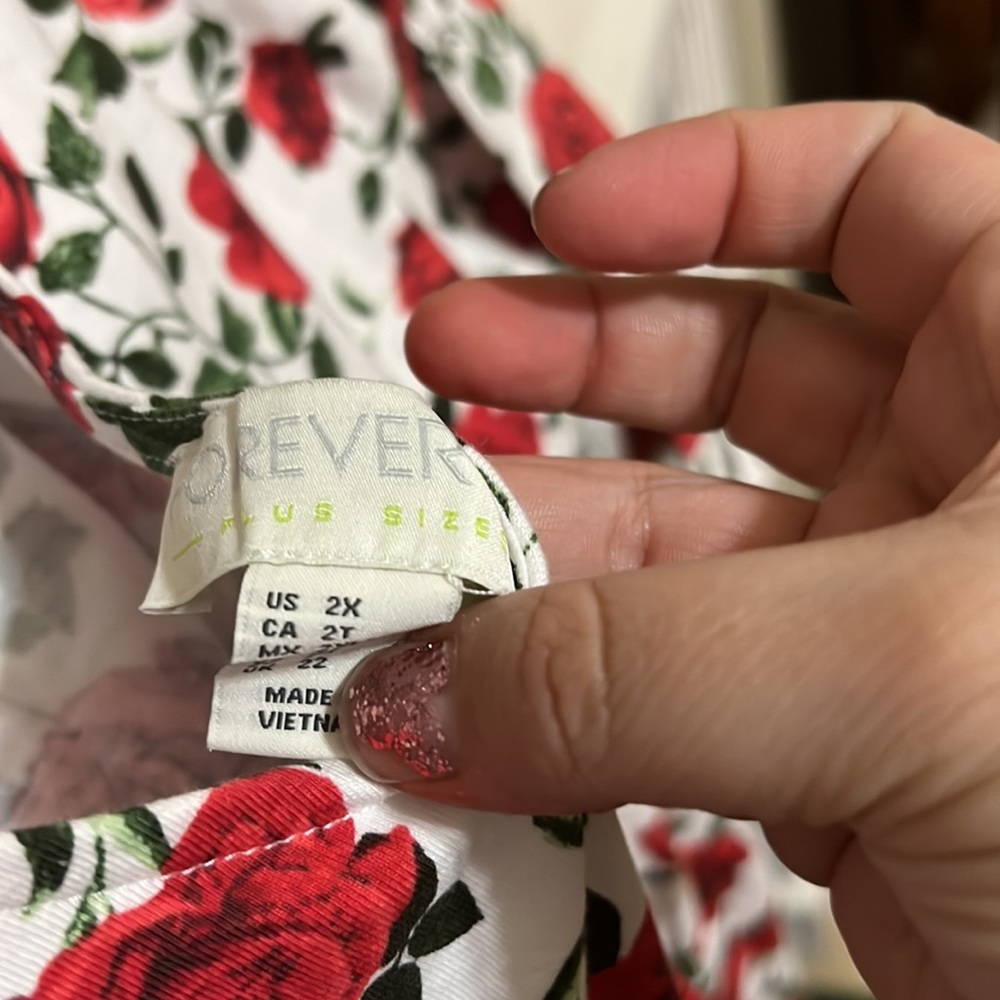 Forever 21 Plus Size Skater Dress - Picture 5 of 5